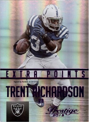 2015 Prestige Extra Points Purple #173 Trent Richardson /100 - FB