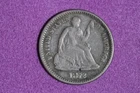 ESTATE FIND 1872 Seated Liberty Half Dime!! #K59843