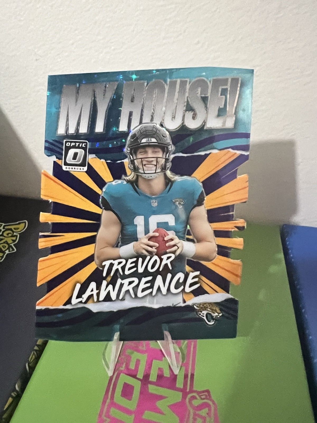 2021 Panini Donruss Optic My House! Trevor Lawrence Purple Stars /25 RC Die Cut