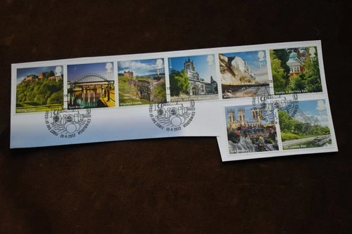 GB 2012 UK A - Z (a), Commemorative Stamps On Piece, Used, ex FDC