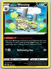 Galarian Weezing Rare SWSH06: Chilling Reign 096/198 NM