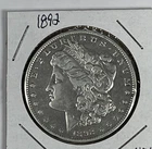 1892  Morgan Dollar : Very Fine +  VF +