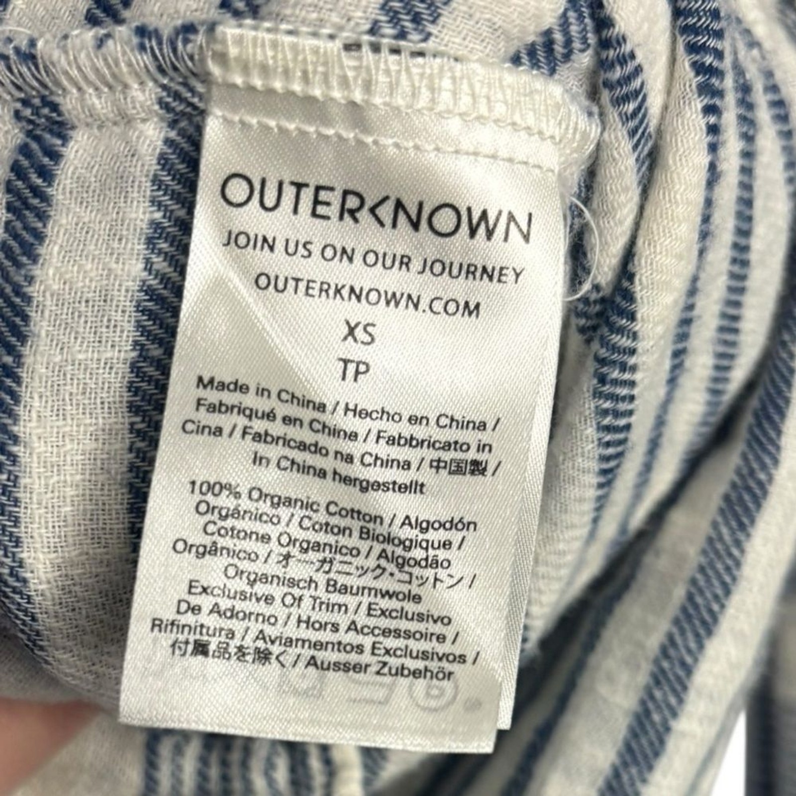 Outerknown Costa Button Down Gauzy Double Weave S… - image 5