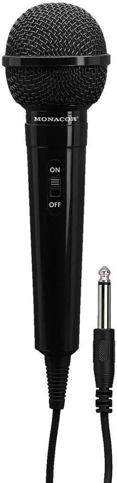 Monacor 231700 DM-70/SW Dynamisches Bass Mikrofon 6,3 mm Klinke schwarz B-WARE