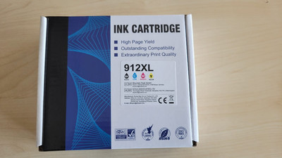 912XL INK CARTRIDGE for HP OfficeJet Pro Series Printers 8010, 8020, 8030 ) New