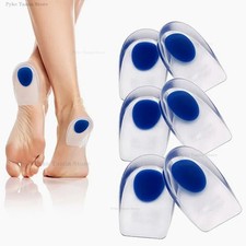 Silicone Heel Pad Gel Soft Insole Sports Shock Absorbing Shoe Pad Bone Spurs Pai