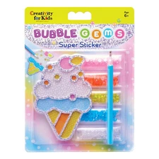 Creativity for Kids Bubble Gems(TM) Super Sticker Kit-Ice Cream