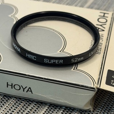 Hoya HMC Super 52mm UV(0) Lens Filter Multi Coated Japan Black Slim Frame