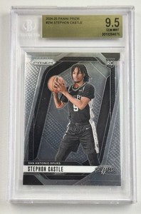 Stephon Castle 2024-25 Panini Prizm Rookie RC BGS 9.5 Gem Mint Spurs #234