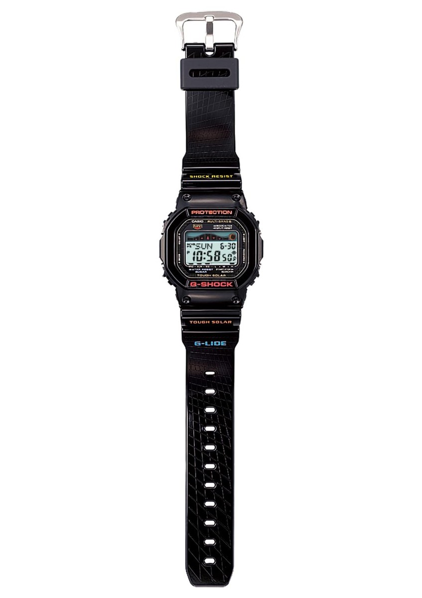 Casio G-SHOCK GWX-5600-1JF G-LIDE Solar Radio Surf Watch Tide