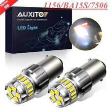 1156 7506 7527 P21w 1651 Led Reverse Backup Light Bulbs 6000k Cool White Bright