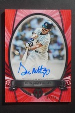 2017 Topps Tribute Don Mattingly Tribute to the Moment Red Autograph /10 DZ2258