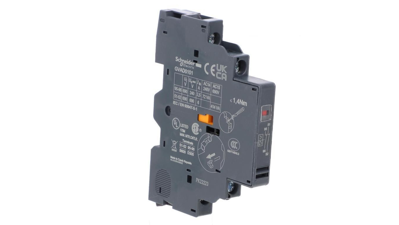 TeSys Deca Durabolin Auxiliary Contact 2Z Side Mount GVAD0101