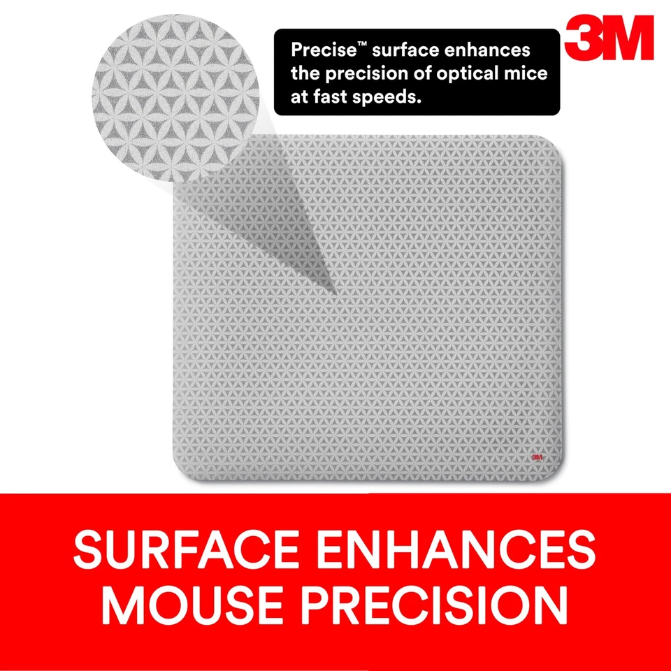 3M Precision Mouse Pad - Improves Accuracy for Fast Optical Mice and Extends Wir - Image 4 of 4