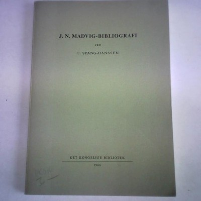 J.N.Madvig-Bibliografi