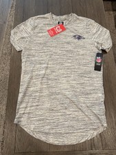 Baltimore Ravens NFL Team Apparel Mens Medium Gray Space Dye Short Sleeve TShirt
