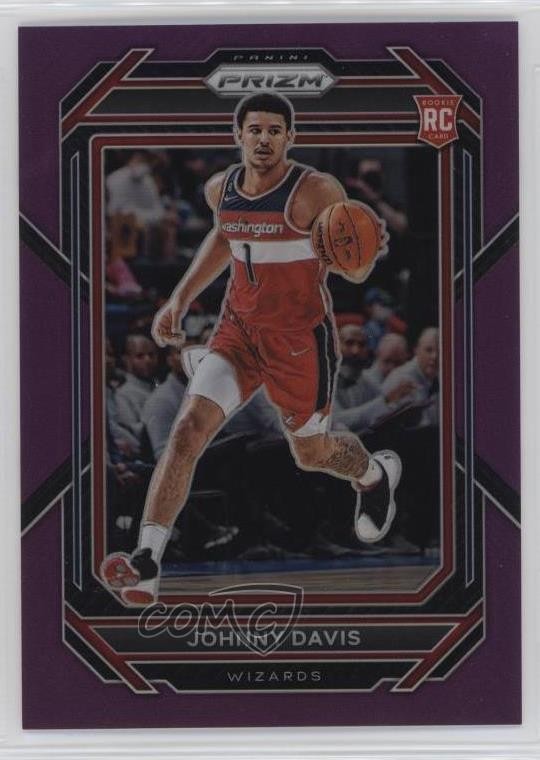 2022-23 Panini Prizm Purple Prizm /99 Johnny Davis #231 Rookie RC 0l1u