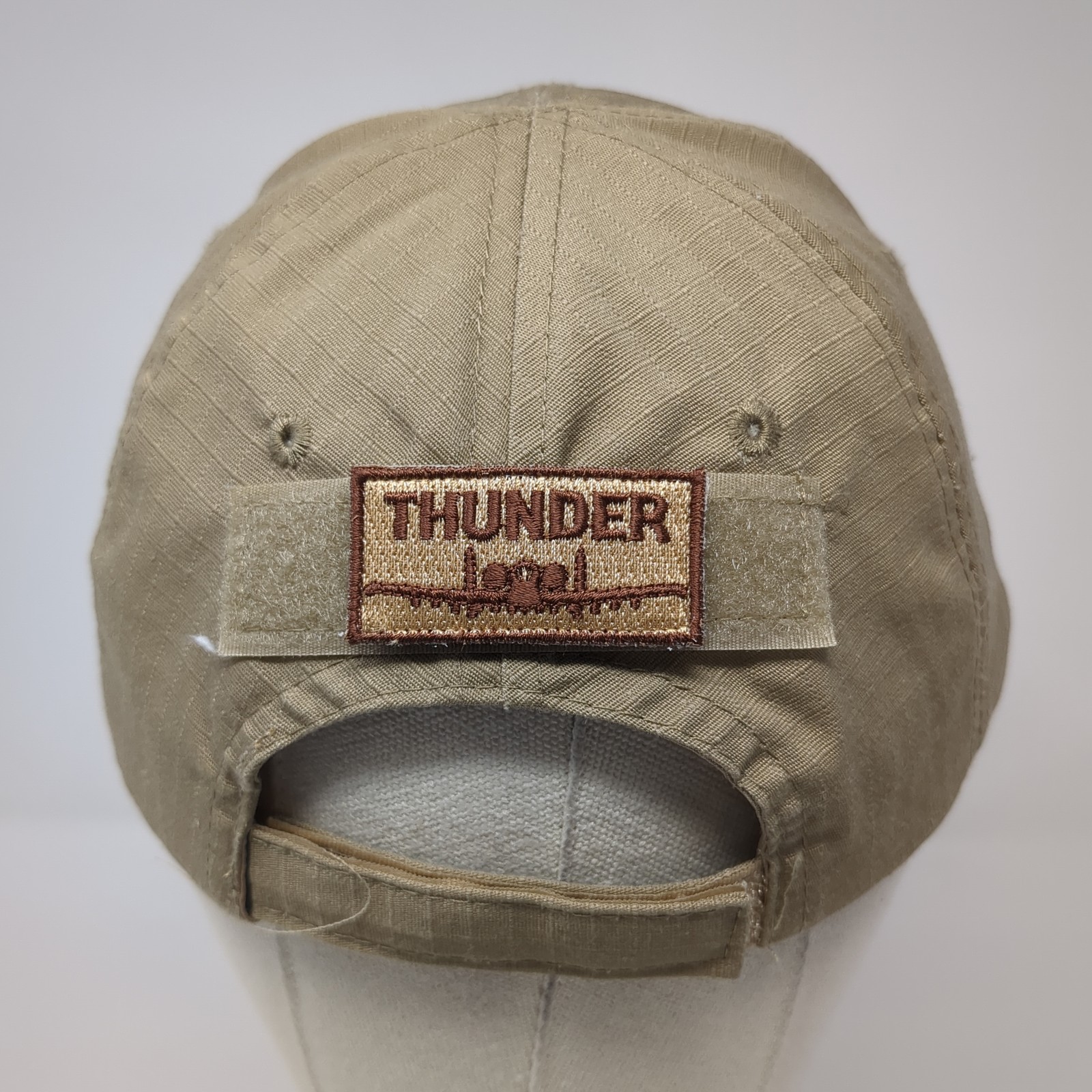 Thunder Strapback Baseball Cap Brown One Size Adj… - image 5