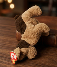 TY Beanie Baby - TUFFY the Dog 6.5 inch - MWMTs Stuffed Animal Toy