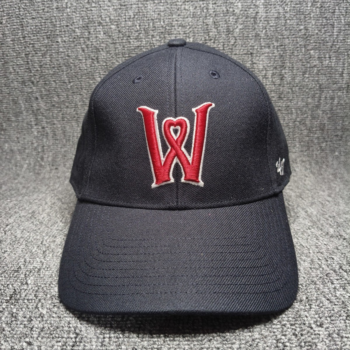 '47 Brand Worcester Red Sox Dad Hat Strapback Navy One Size MiLB Cap