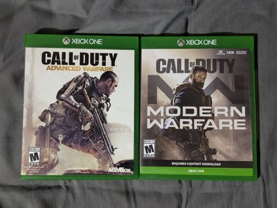 Call Of Duty Game Lot of 2 - Advanced / Modern Warfare XBOX ONE