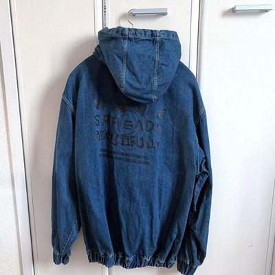 BTS Jimin Exhibition Goods Denim Hoodie with Trading Card | eBay