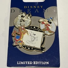 Disney Pin Trading Pin Mickey Mouse Dream LE1000 LE 1000 New on Card MINT v20