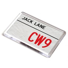 FRIDGE MAGNET - Jack Lane CW9 - UK Postcode