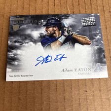 2013 Inception AUTO ROOKIE Adam Eaton RC #RA-AE Diamondbacks Baseball Card (f3). rookie card picture