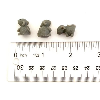 Mikro-Miniaturfiguren Tier Harz Set Dekor Bastelzubehör