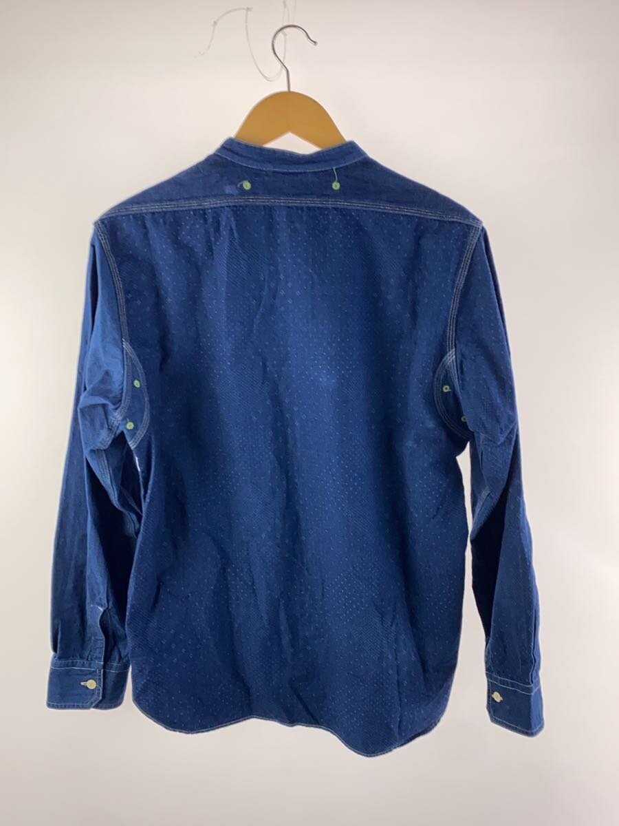 トップス LONG SHIRT 48 Nigel Cabourn Nigel Cabourn Long sleeve shirt/48/Cotton/NVY/Solid color