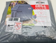 Grillman BBQ outdoor Grill Cover Gray/Grey 72" Heavy Duty 72"L x26"Wx51"H READ