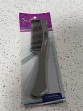 Goody Detangling Comb NIB Silver Long Thick Hair USA Made Y2K Retro