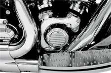 JOKER MACHINE Points Cover - Finned - Fits 5 Hole - Chrome 02-99FN