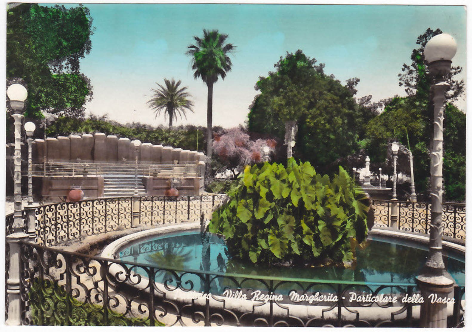 PARTINICO - PALERMO - VILLA REGINA MARGHERITA - PARTICOLARE DELLA VASCA -32789-