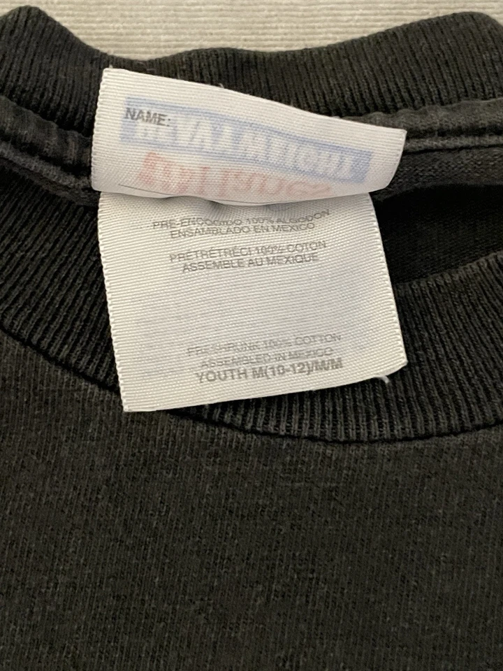 Camiseta De Colección Y2K Skate X-Factor Juvenil Talla Mediana 10-12 Negra Yin Yang Años 90 Foto 4 de 4