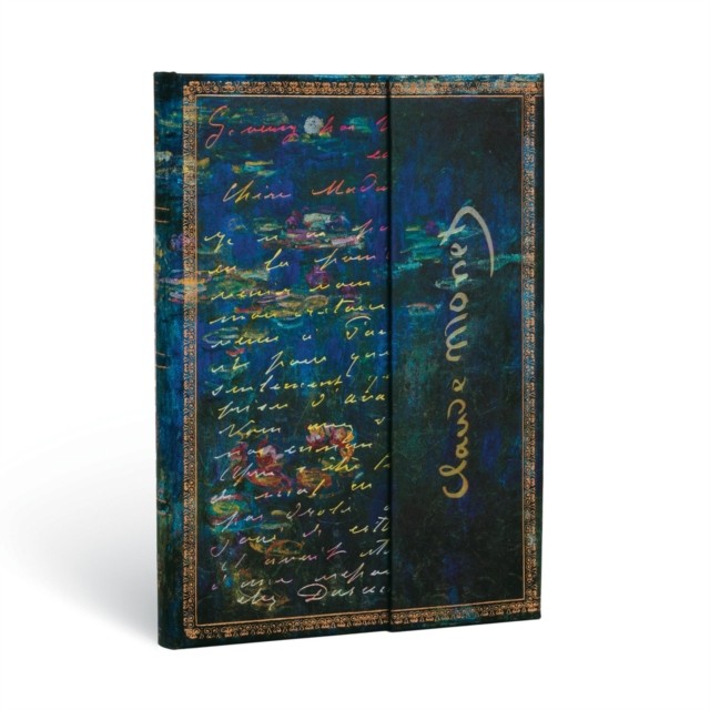 Monet (Water Lilies), Letter to Morisot Midi Lined Hardcover Journal, 144pg,