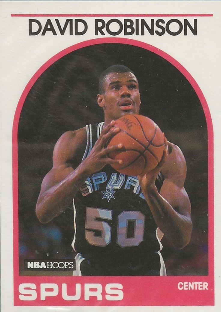 DAVID ROBINSON - 1989-90 NBA Hoops "Rookie" - #310 - Spurs - Comb. Shipping