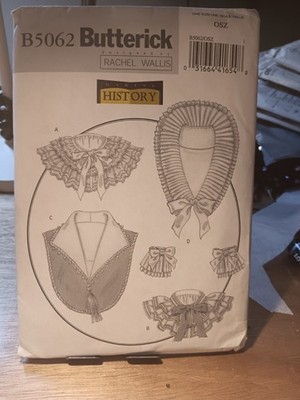 Butterick Pattern B5062 Rachel Wallace Making History Collars And Cuffs