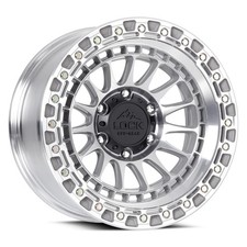Lock Off-road Mojave Wheels 17x8.5 25 6x139.7 95.1 Machined Rims Set Of 4