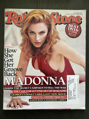 Rolling Stone Magazine #988 Dec 2005 Madonna Cover, Kanye West, System Of A Down