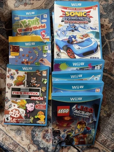 14 Yoshi's Woolly World Mario Pokken Lego Marvel Wii U