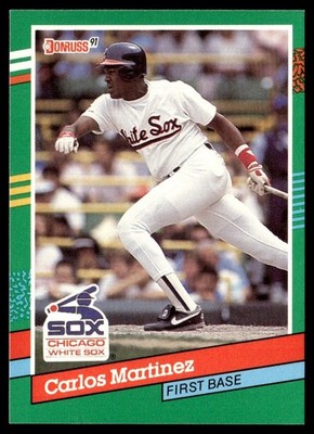 1991 Donruss Carlos Martinez Chicago White Sox #465