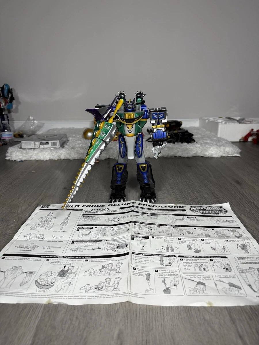 Wild Force Power Predazord Rangers - | Megazord Deluxe Bandai : r