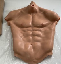 Silicone Muscle Chest Suit Size S