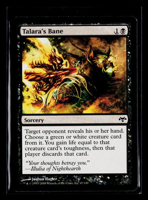 Talara's Bane MTG Black Card #47 Magic the Gathering Eventide