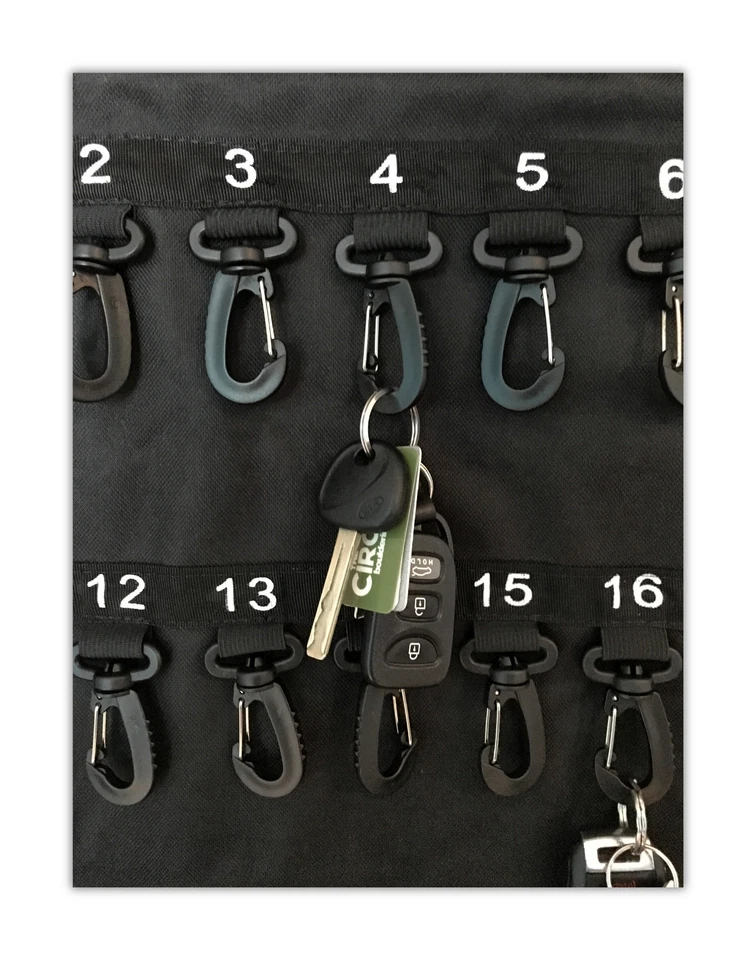 Dealership Key Storage Rolling Key Case Holds 50 Keys Rollable Key Case  - Image 3 of 4