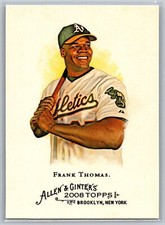 2008 Topps Allen & Ginter Baseball #68 Frank Thomas Toronto Blue Jays HOF