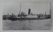 Steamship Steamer PIROUETTE real photo postcard RPPC