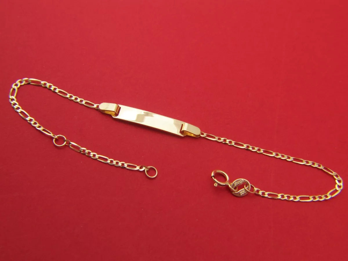 22K Gold kids ring chain bracelet set | Raj Jewels